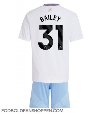 Aston Villa Leon Bailey #31 Udebanetrøje Børn 2024-25 Kortærmet (+ Korte bukser)